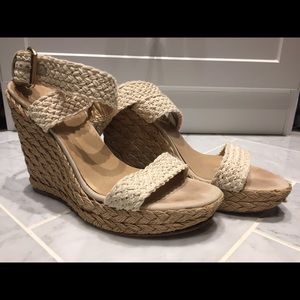 Stuart Weitzman Espadrille Wedge Sandal